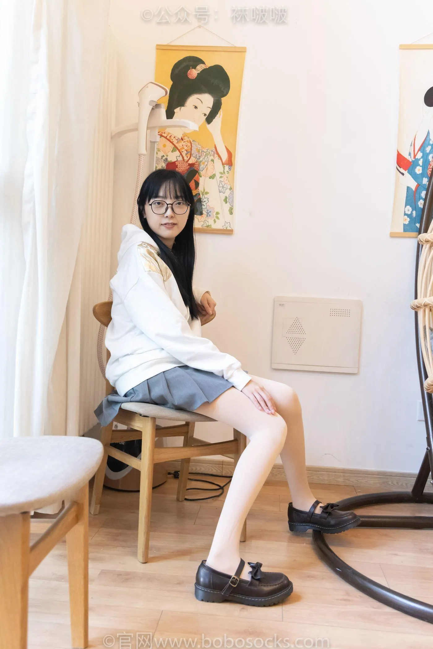 [BoBoSocks袜啵啵]NO.047 稚予-皮鞋、厚肉丝 [131P]插图5